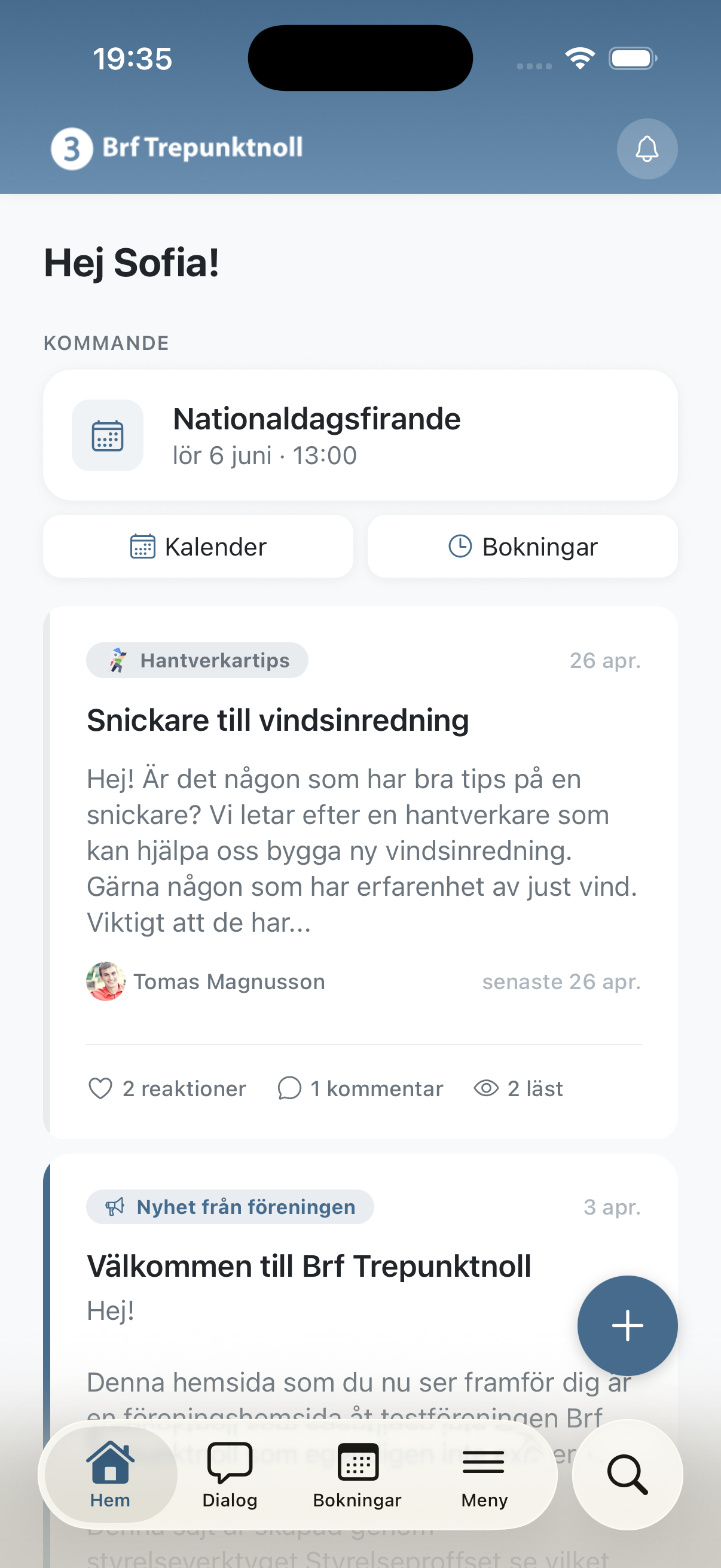 Föreningsproffset – flöde