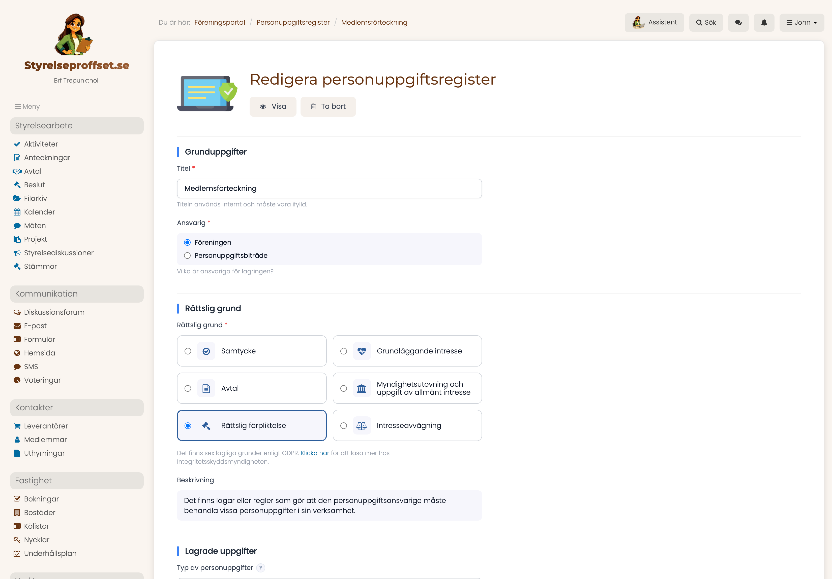 Personuppgiftsregister